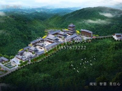 唐山长福禅寺仿唐建筑规划设计