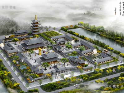 唐山寺庙建筑总体规划方案