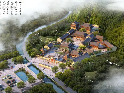 唐山资教寺总体建筑规划方案图